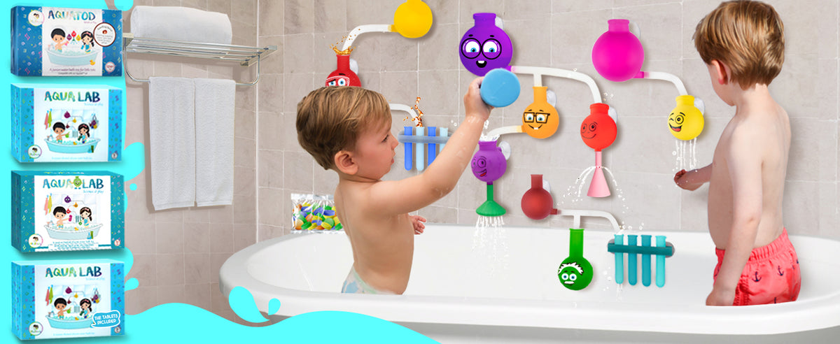 Wholesale 4pc Boon Water Bugs Bath Toys ORANGE/YELLOW/TEAL/WHITE