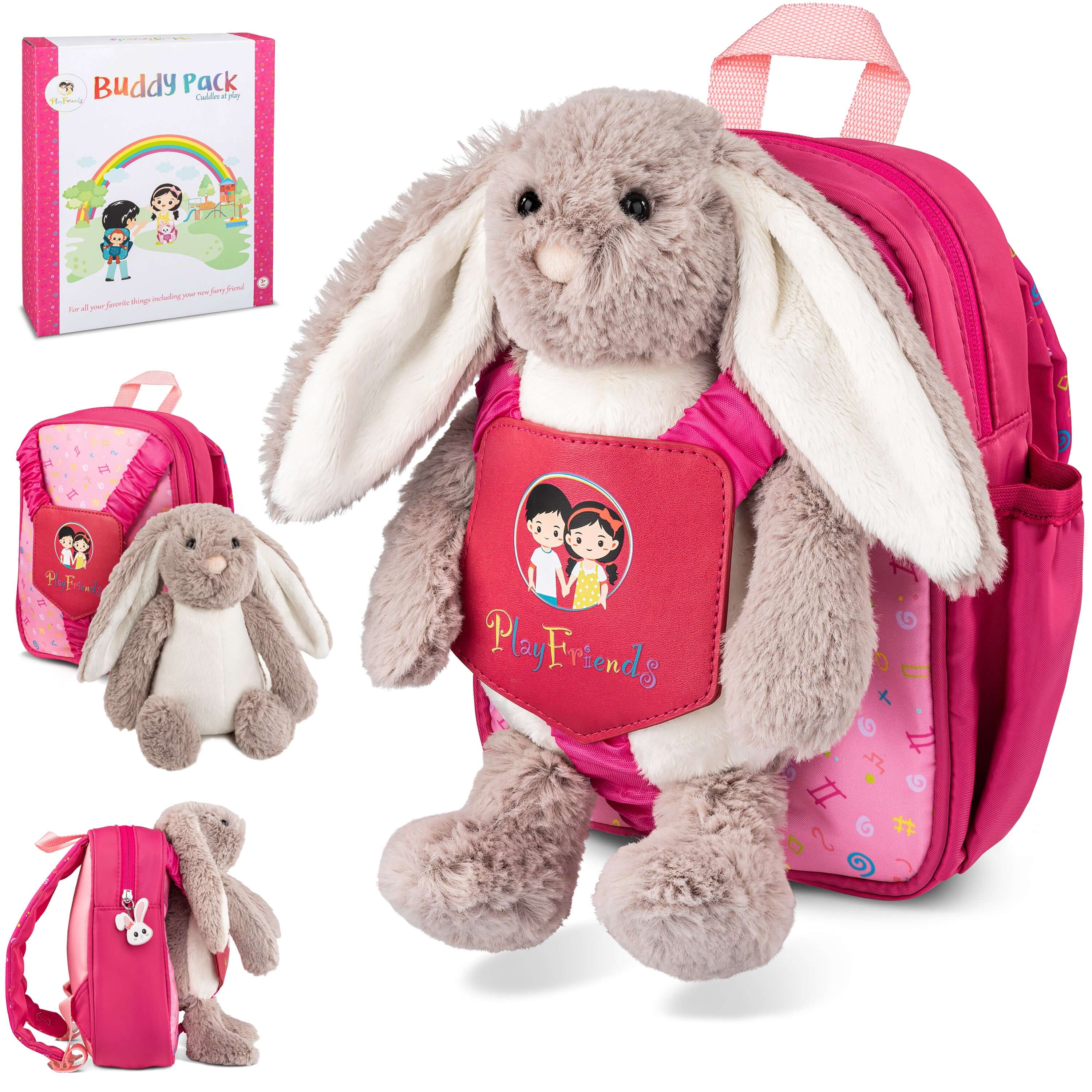 PlayFriends™ - Toddler Backpack with Bunny