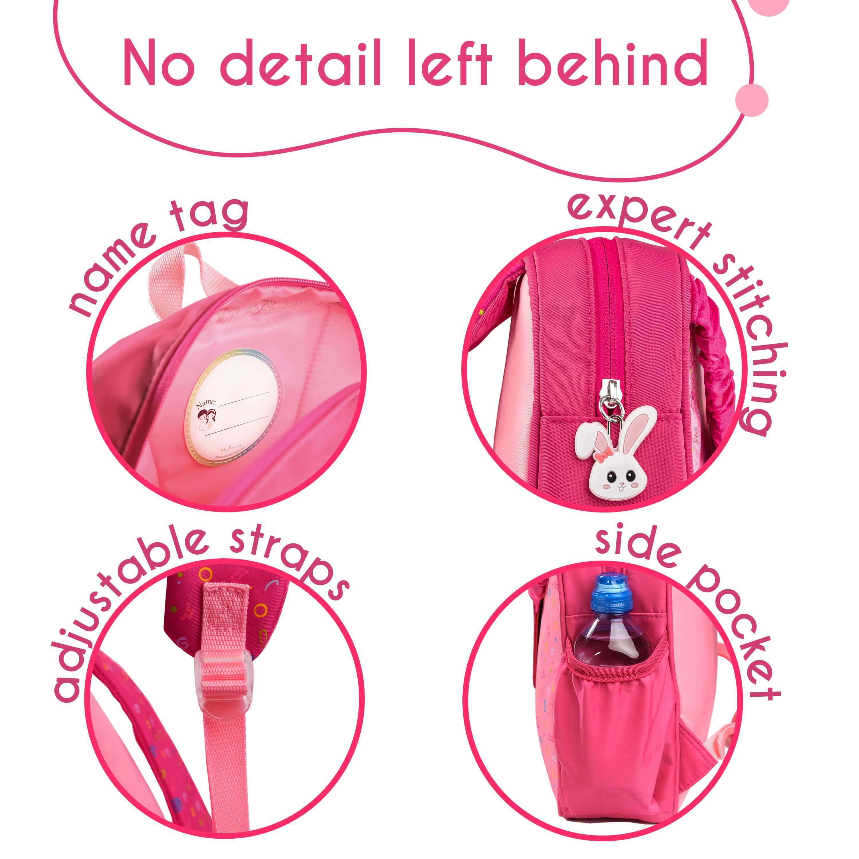 PlayFriends™ - Animal Toddler Pink Backpack