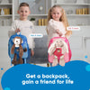 PlayFriends™- Animal Toddler Backpack Blue